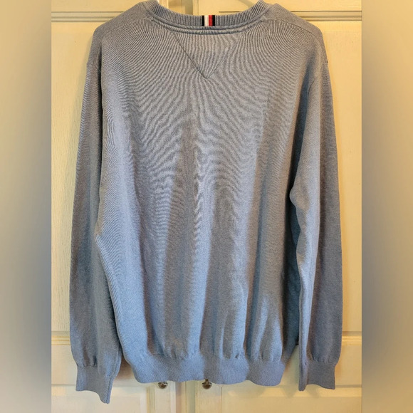 Tommy Hilfiger Baby Blue V-neck Sweater - Picture 4 of 4